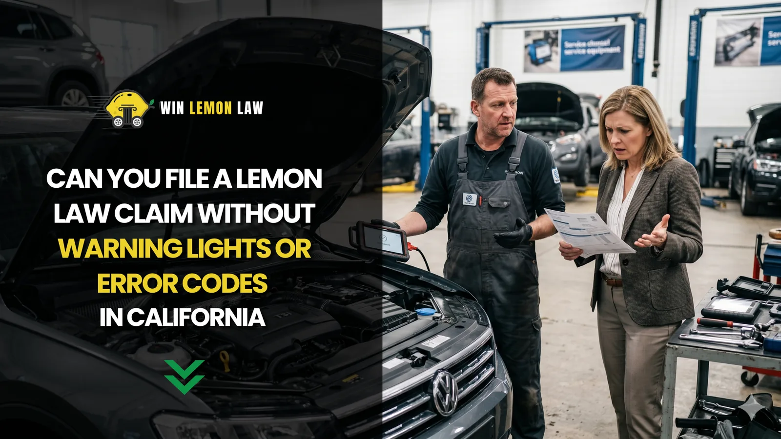 Can You File a Lemon Law Claim Without Warning Lights or Error Codes in California